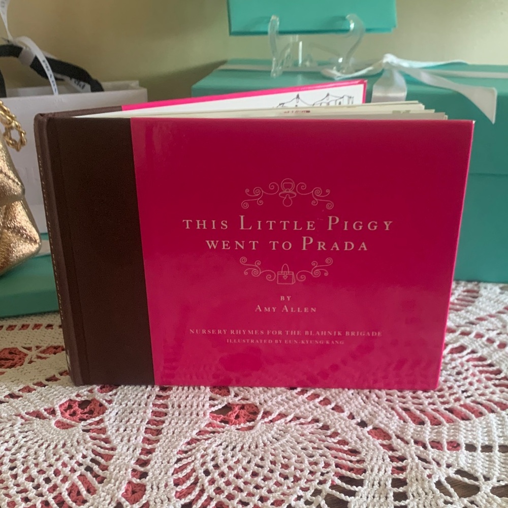Prada Pink Hardcover Book With Cream Pages